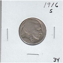 1916 S BUFFALO NICKEL