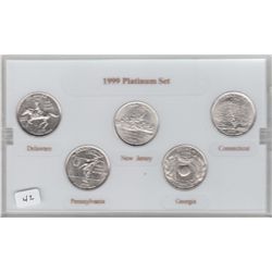 1999 PLATINUM SET QUARTER COLLECTION