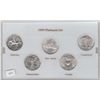 Image 1 : 1999 PLATINUM SET QUARTER COLLECTION