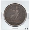 Image 1 : 1877 SILVER TRADE DOLLAR GUN METAL TONE