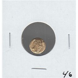 MEXICO GOLD WEDDING TOKEN