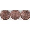 Image 1 : 3 ONE OUNCE PURE COPPER ROUNDS