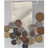 Image 1 : CANVAS BAG OF FOREIGN COINS