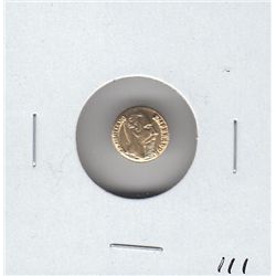 MEXICO GOLD WEDDING TOKEN