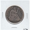 Image 1 : SEATED 1875 HALF DOLLAR