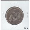 Image 2 : 1863 SEATED HALF SILVER DOLLAR