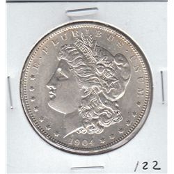 1904 O $1 MORGAN SILVER DOLLAR