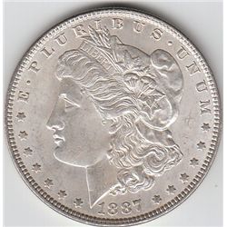 1887 MORGAN SILVER $1 STRONG APPEAL