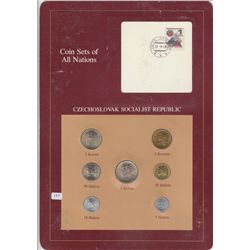 CZECHOSLOVAK COIN SET OF ALL NATIONS MINT SET