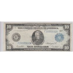 $10 ***ATLANTA*** FRN 1914 LARGE CURRENCY