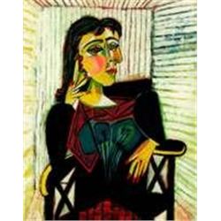 Dora Maar By Picasso Numbered Giclee 20x26 On Canvas