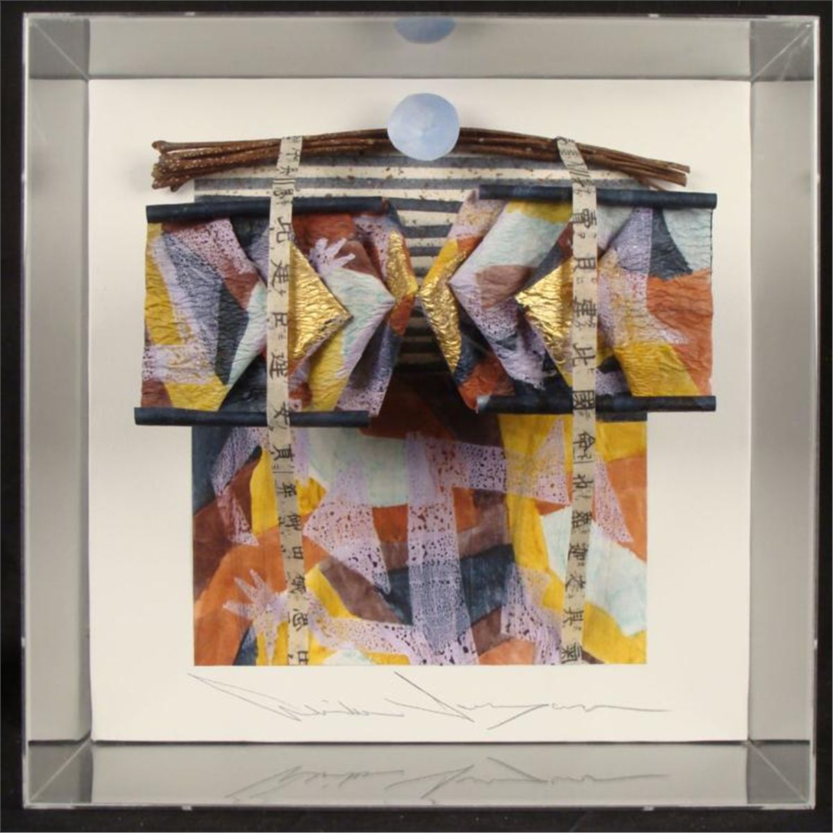 Akiko Sugiyama Original Japanese Mixed Media 3D Artwork