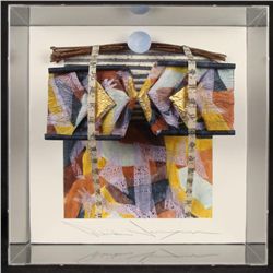 Akiko Sugiyama Original Japanese Mixed Media 3D Artwork