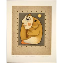 Carol Jablonsky Signed Cat Disguise I Art Print