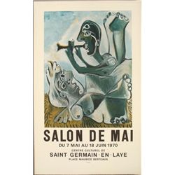 Pablo Picasso : Salon de Mai Paris Tradeshow Art Print