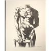 Image 1 : Lowell Nesbitt Signed Untitled Nude 5 Art Print