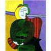 Image 1 : The Red Armchair by Picasso Giclee Numbered On Canvas