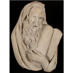 Arnold Henry Bergier Moses Ceramic Sculpture 1967