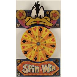 Zeno Daffy Duck Original Roulette Spin Wheel Painting