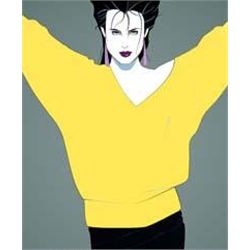 Commem #8 by Patrick Nagel Serigraph Original 24x36