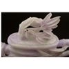 Image 3 : Lavender Jade Antique Carving-Bamboo Teapot, 1890 w/COA