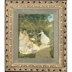Claude Monet Women in the Garden Frmd Repro Art Print