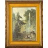 Image 1 : Hubert Robert Framed Repro Art Print The Terrace