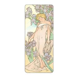 Alphonse Mucha : Iris, Flower Series, 1898 Art Print