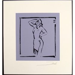 Alfred Gockel Serigraphs Naked Shoot Art Signed Print