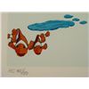 Image 3 : The Pool Surrealist Framed Art Print Fish Artist Signed