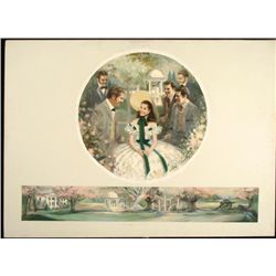Original Civil War Painting Gone With The Wind Chambers