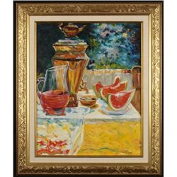 Susan Kerstein Original Still Life Painting Framed