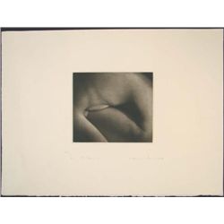 NU D Sensual Nude Woman Mikio Watanabe Art Mezzotint
