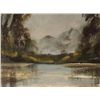 Image 2 : Oliver Francis Original Painting Lake View Forest Scene