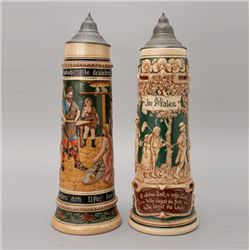 Two German Beer Steins