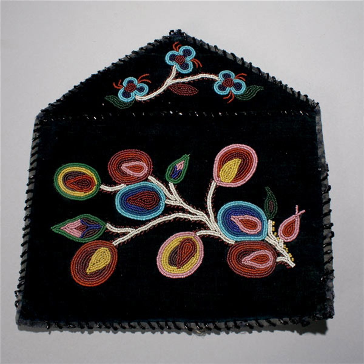 Native American Indian. Chippewa Beaded Wall Pocket
