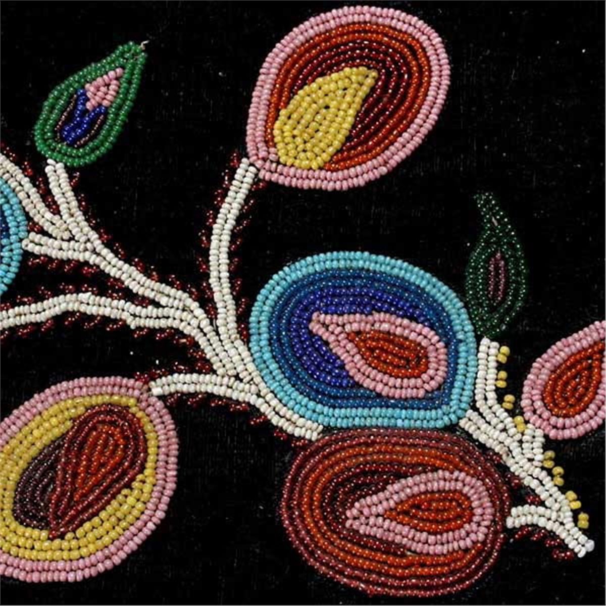 Native American Indian. Chippewa Beaded Wall Pocket