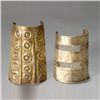 Image 1 : two ancient andean wrist guards or cuffs