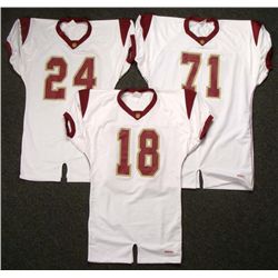 Three Brand New Riddell Football Jerseys