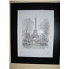 Image 1 : French print of Paris Eiffel Tower with frame