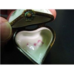 Authentic Heart Limoges box signed by artist
