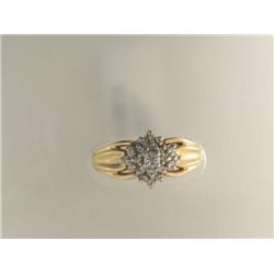 Diamond Cluster Ring