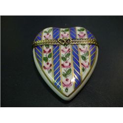 Authentic hand painted Limoges box signed by artist