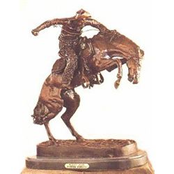 Wooly Chaps By Remington Bronze Sculpture-Fine Recast