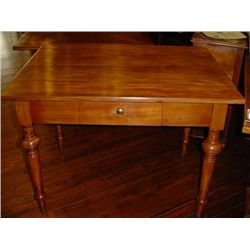 French table with 1 drawer circa 1850