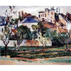 The Garden of Maubuisson By Cezanne Giclee on Canvas