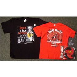 Chicago Blackhawks Lot- Frisbee T-Shirts Patch NHL