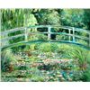 Image 1 : JapaneseBridgeby Monet Numbered Giclee 17x22 1/2 Canvas