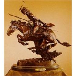 Cheyenne By Remington Bronze Sculpture-Fine Recast