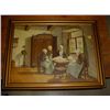 Image 1 : Oil on canvas Maids at work signed HL